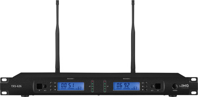IMG STAGELINE TXS-811SET UHF-PLL-Technik Multi-Frequenz-Mikrofonsystem schwarz